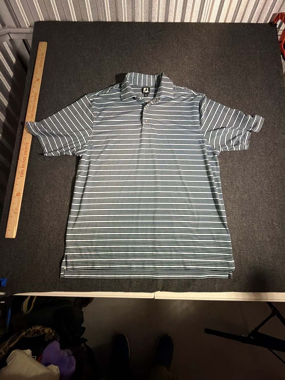 FootJoy Men's Striped Performance Golf‎ Polo Shirt with Squawe Creek Logo
7-0077